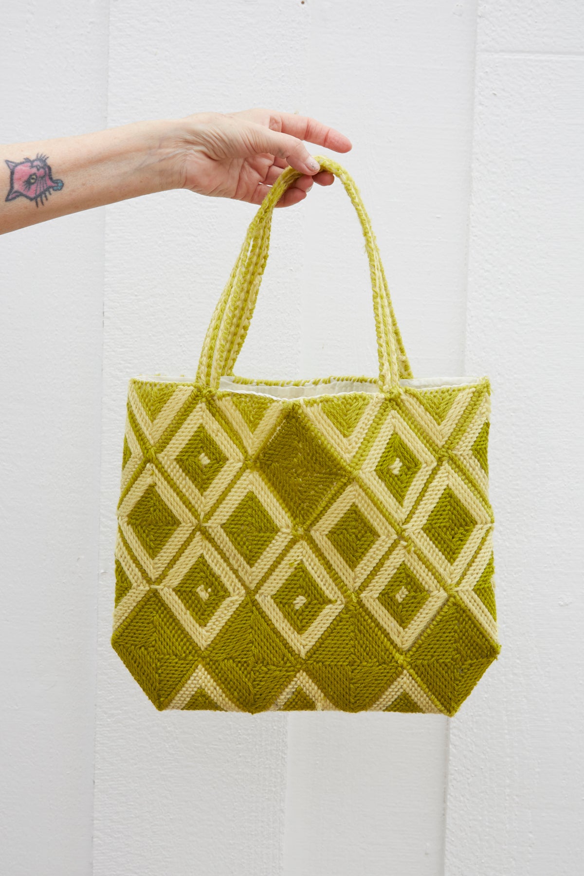 Green Yarn Bag