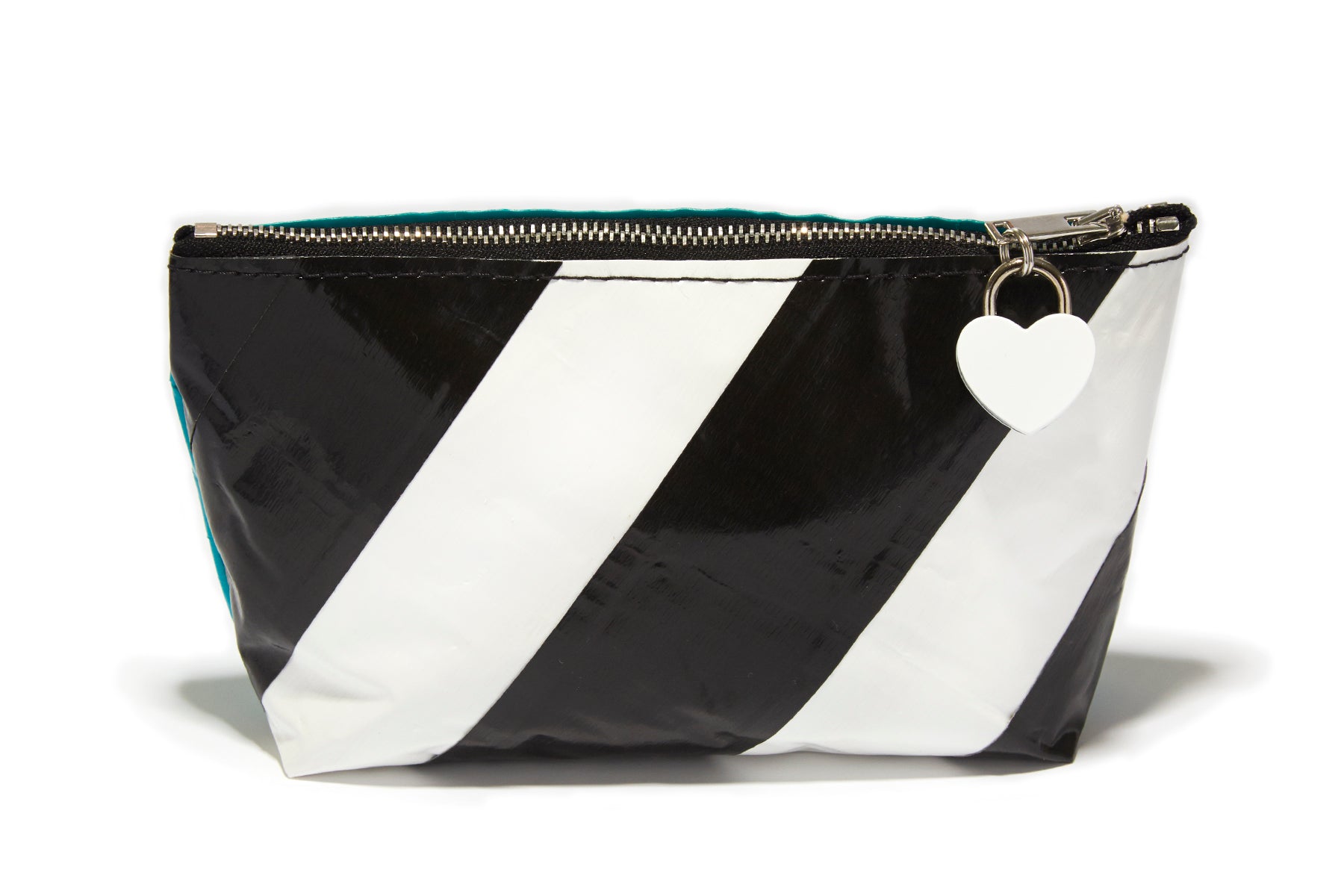 Blue Duct Tape Makeup Bag