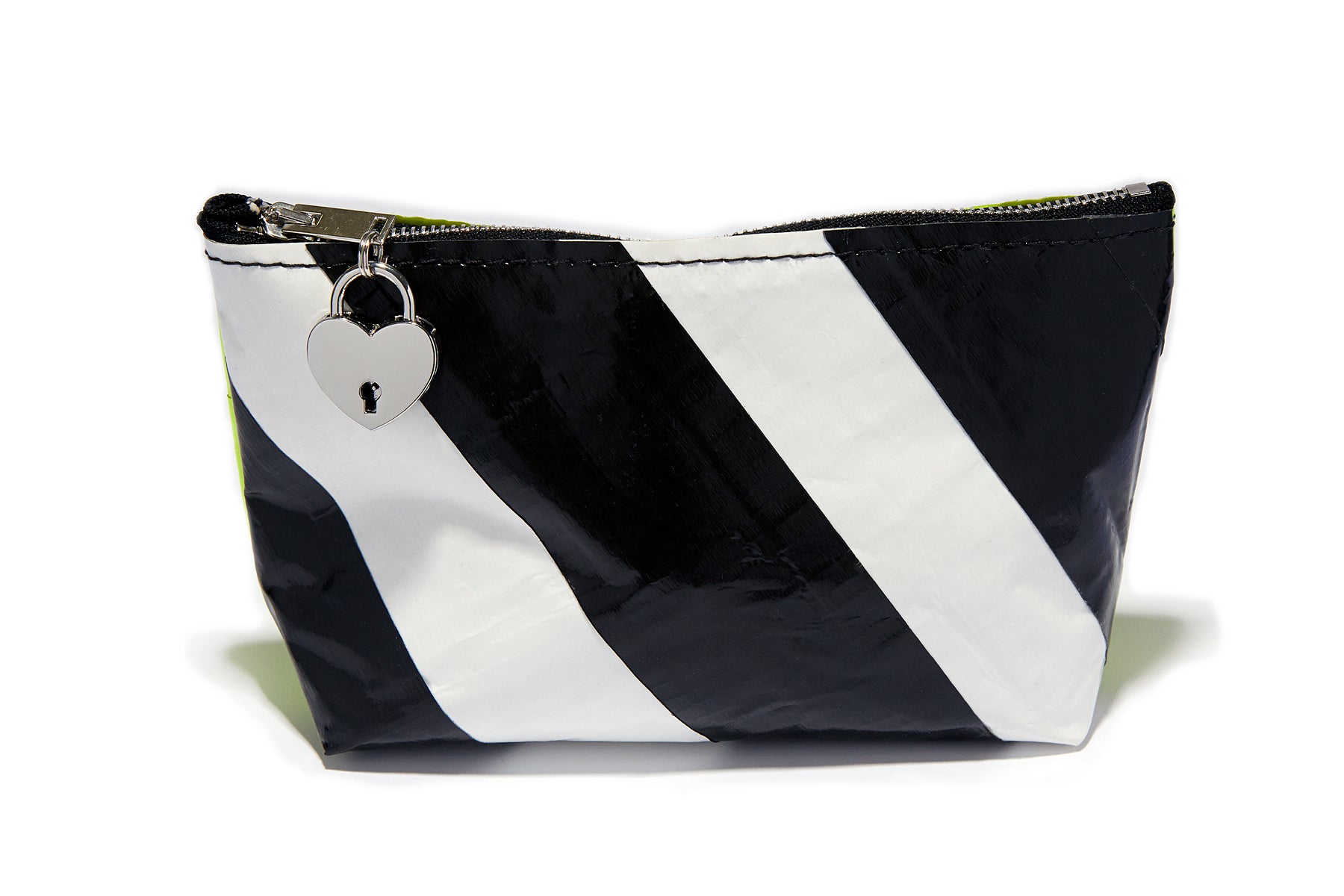 Green Duct Tape Makeup Bag