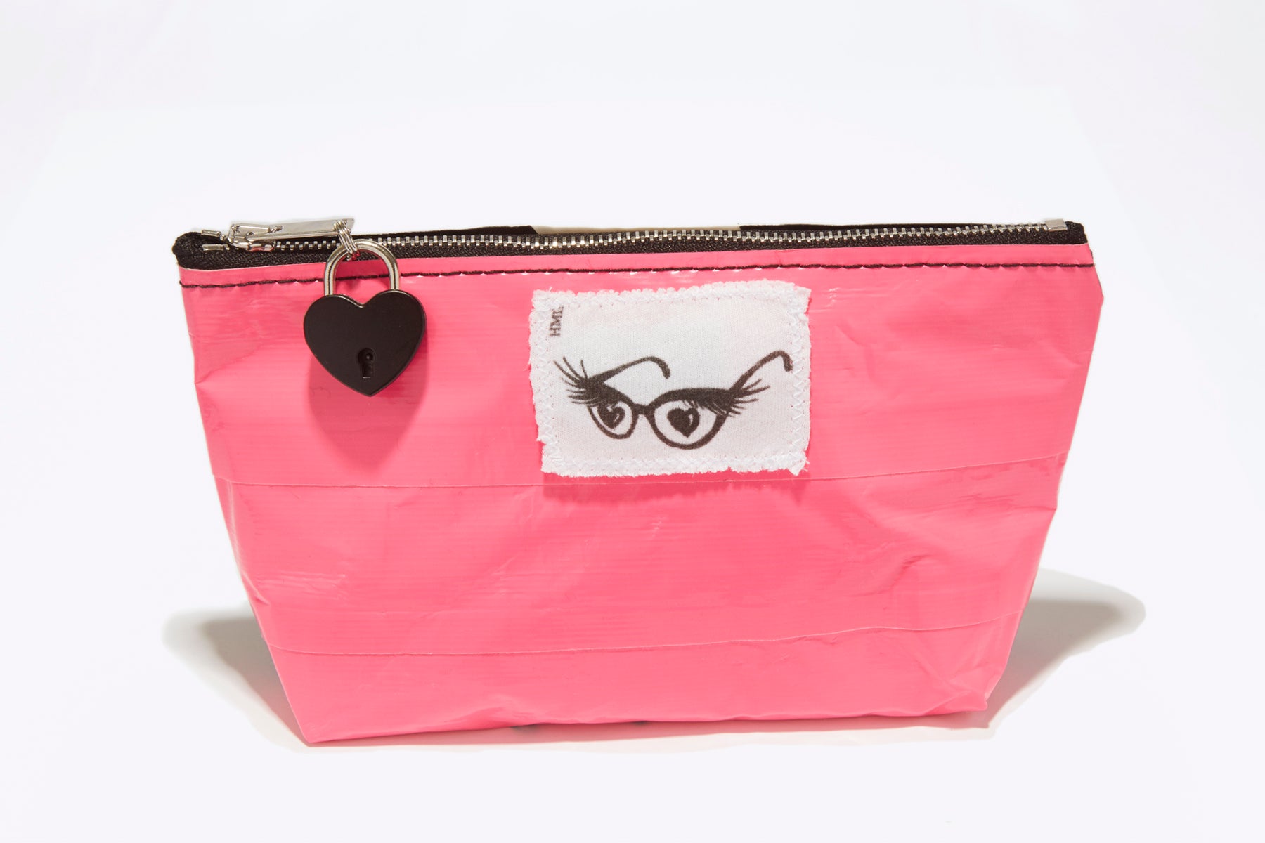 Pink Duct Tape Makeup Bag