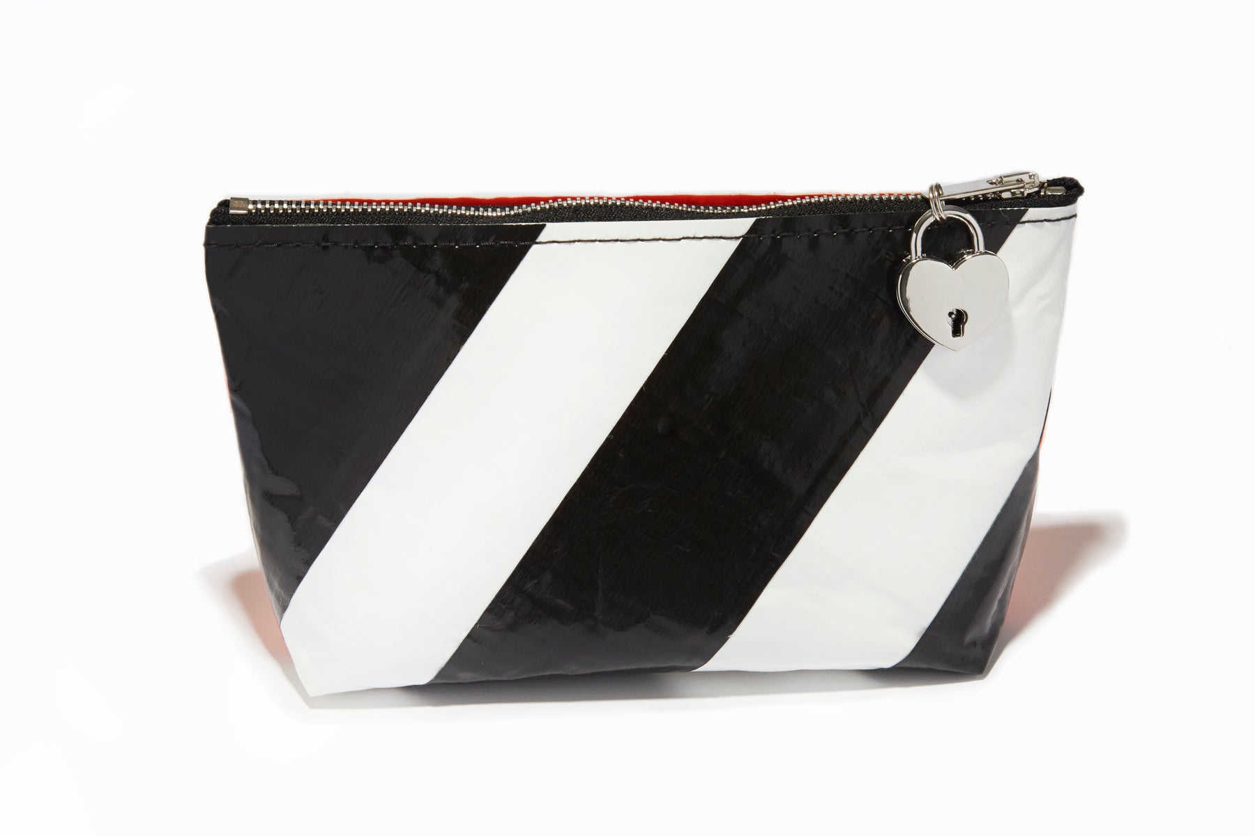 Orange Duct Tape Makeup Bag