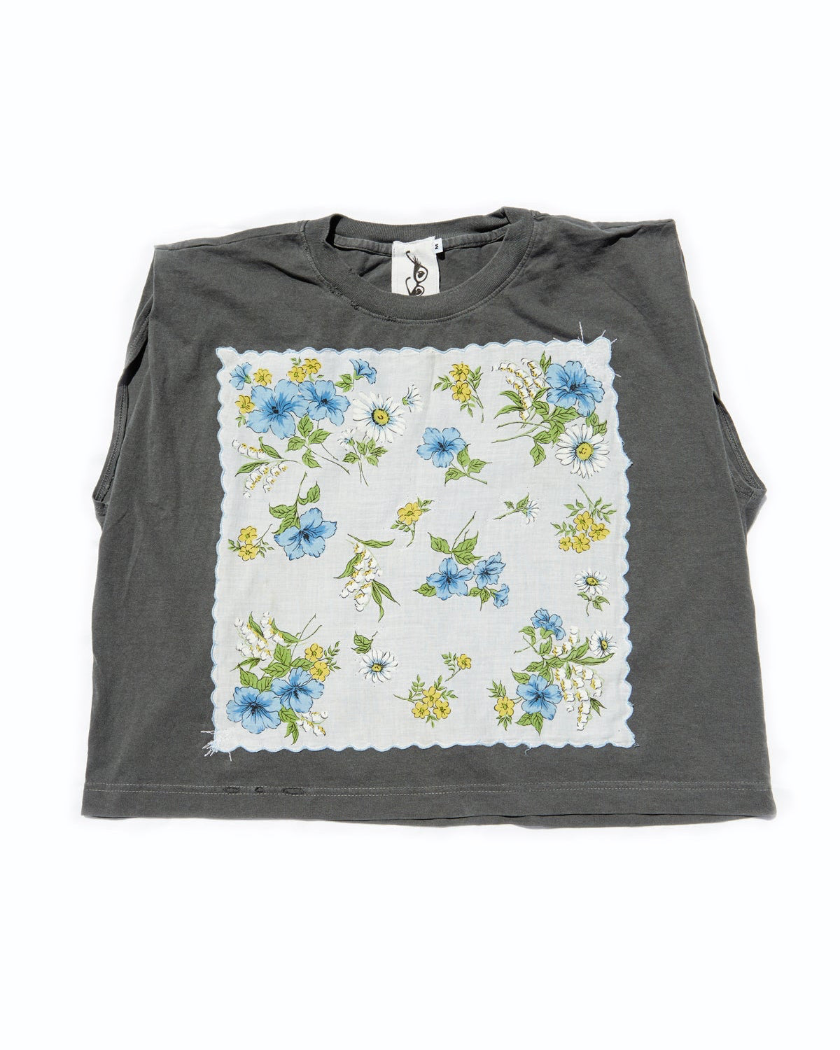 My Grandma's Hanky Tank in Grey