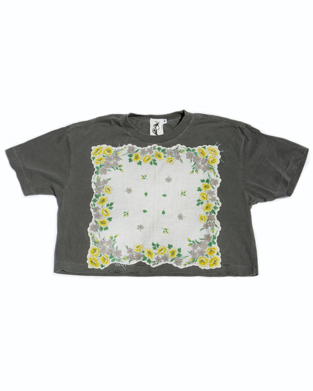 My Grandma's Hanky Tee in Grey