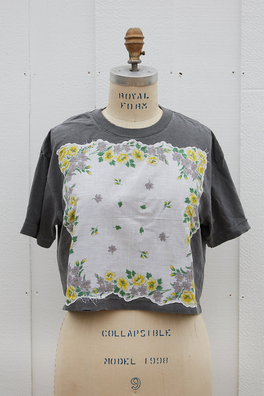 My Grandma's Hanky Tee in Grey