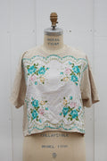 My Grandma's Hanky Tee in Tan