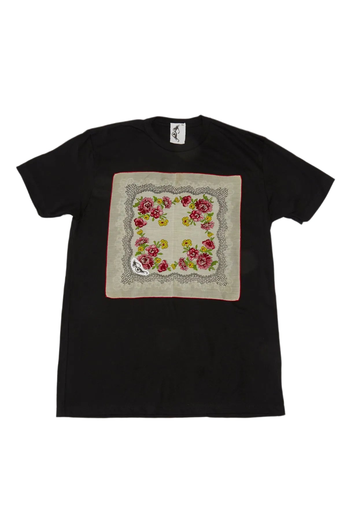 My Grandma's Lacey Floral Hanky Tee