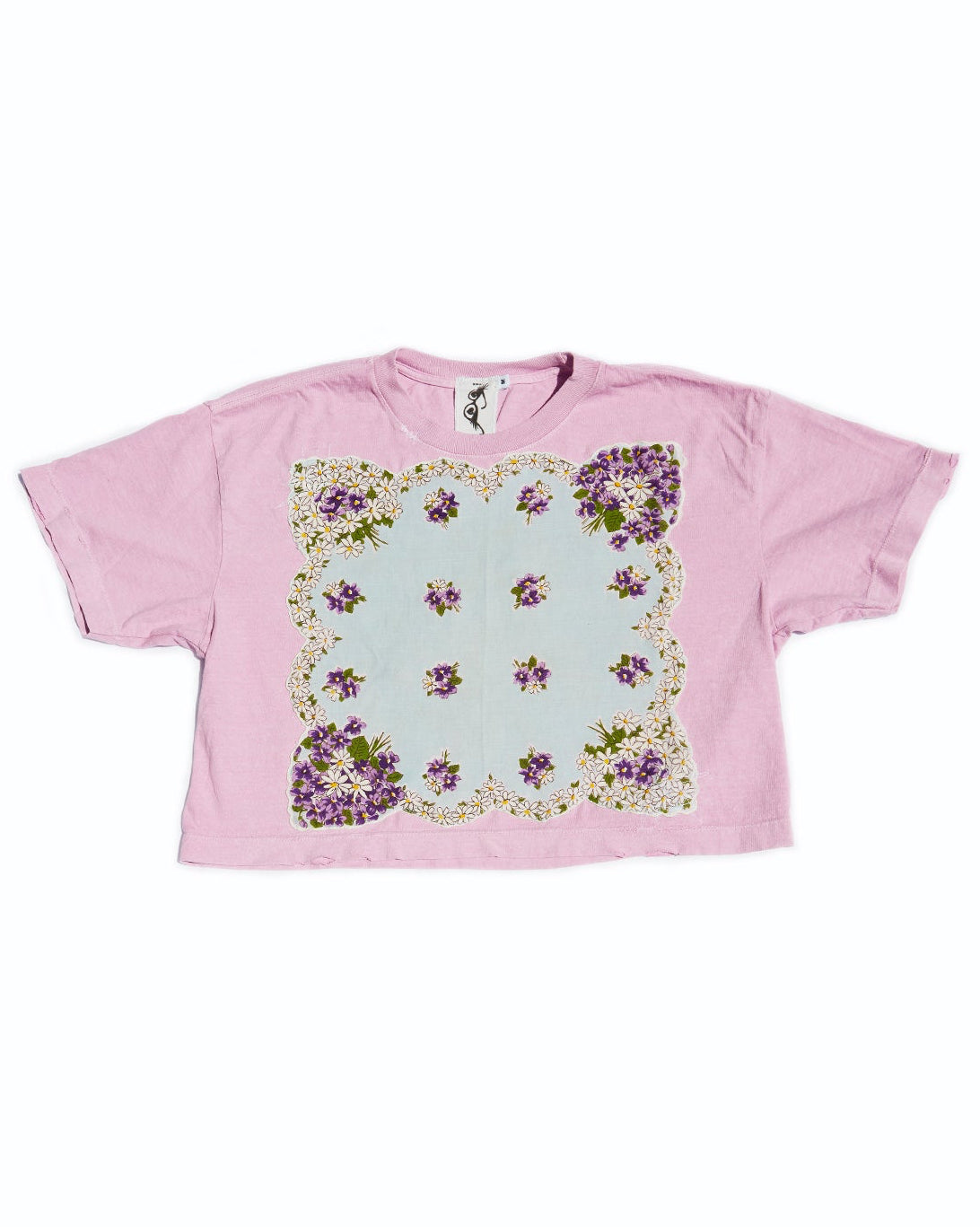 My Grandma's Hanky Tee in Pink